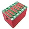 Honey Can Do Red Holiday Light Storage Box